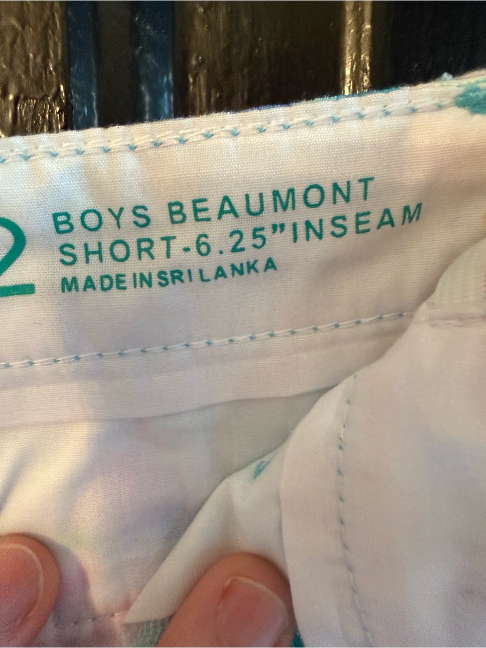 Lilly Pulitzer Size 2 Boys Beaumont Shorts in Salt in the Air NWT - Picture 3 of 6